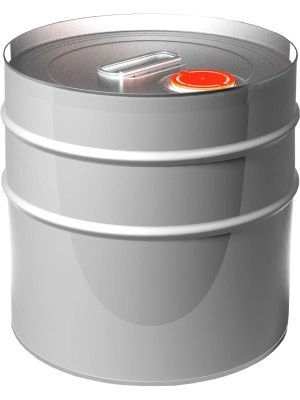 Барабан металлический 15л с крышкой берикап, арт.: БМ 15 с ребром, код: 23783