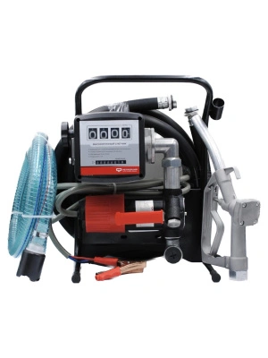 DCTP60ST - Переносной комплект для ДТ и керосина 12В (мех. счетчик, мех. пист.), 60 л/мин