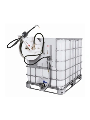 РМ2 3:1  насос,  катушка, пистолет для контейнера, крепление сбоку