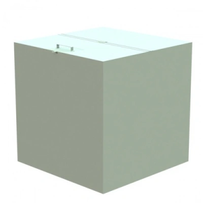 Ящик для ветоши 1250x1250x1250 мм Светло-серый