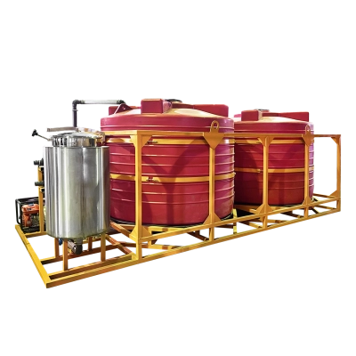 Мобильный растворный узел 2" 10000 л (2х5000 л)