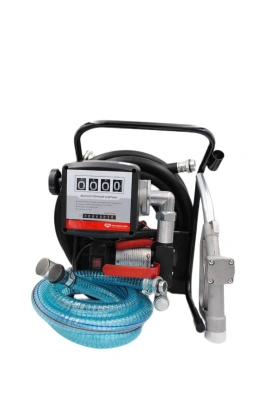 DCTP40ST - Переносной комплект для ДТ и керосина 12В (мех. счетчик, мех. пист.), 40 л/мин