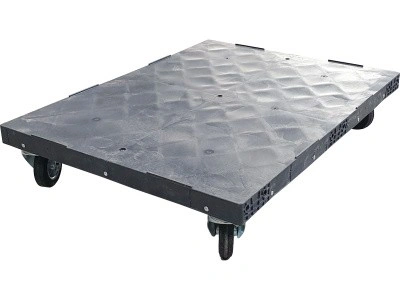 Тележка 800х600х170 черные резиновые колеса, арт. тк-8060, код: 25652