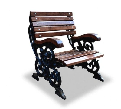 Кресло чугунное «Флора»