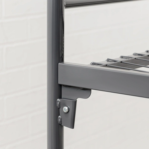 Кровать металлическая СТРОИТЕЛЬ «КМС-2 двухъярусная 