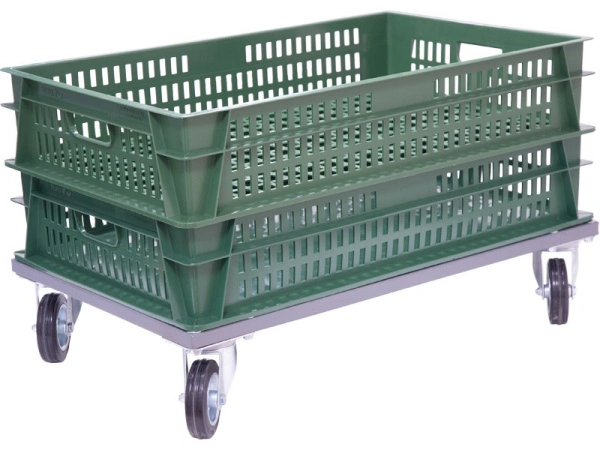 Тележка для ящиков арт.: ТЛ-7040-1, серый, код: 23083