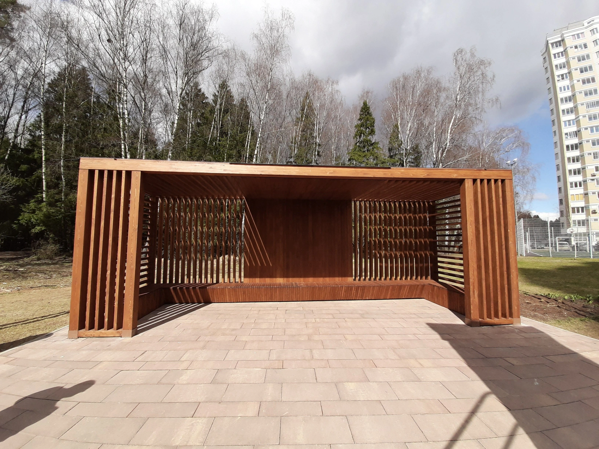 Теневой навес «Велариум» 6,3х4х3 м