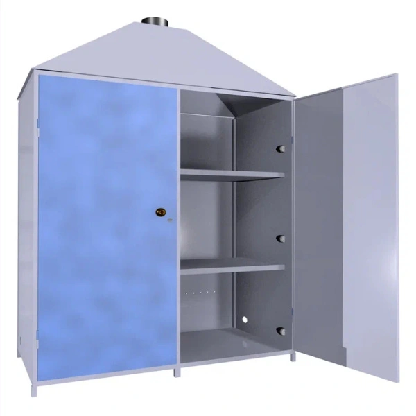 Шкаф для аккумуляторов ШМА-03-02 1500x780x2000 мм Синий
