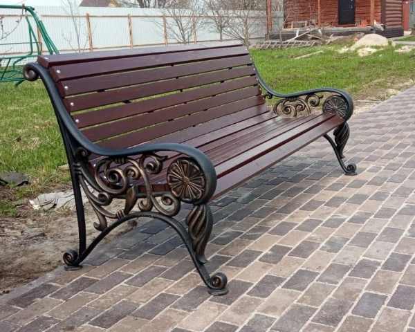 Скамейка чугунная «Парк Чаир» 1,8 м