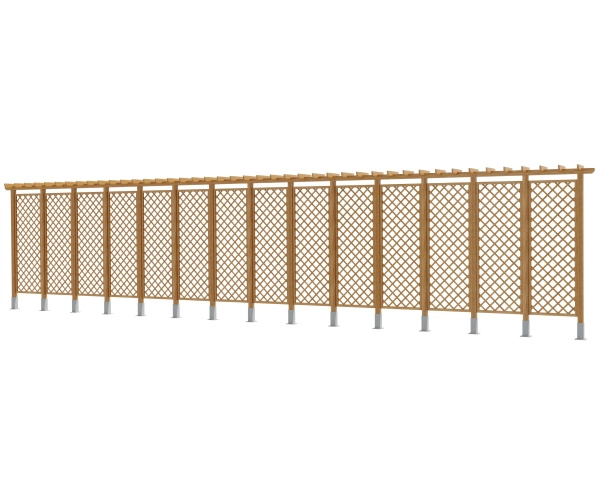 Шпалера «Ромб» 20,0 м (без покраски)