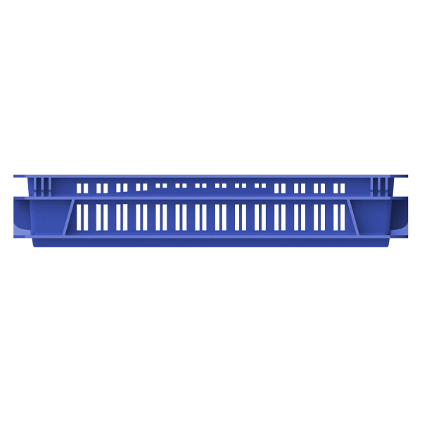 Ящик полимерный для полуфабрикатов 600x400x75, перфорированный 