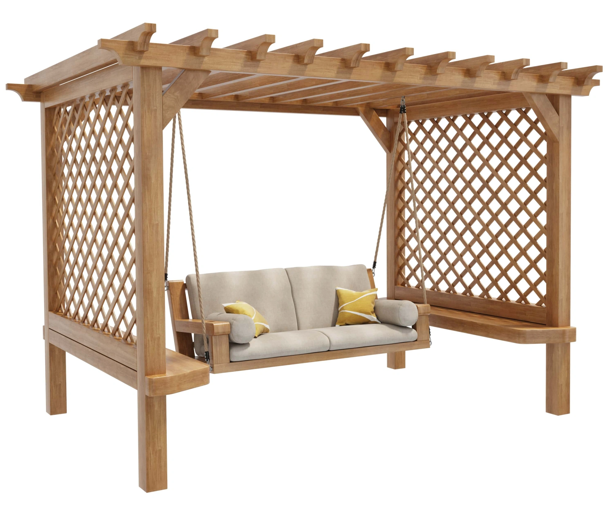 Пергола-качели «Багамы» Лиственница