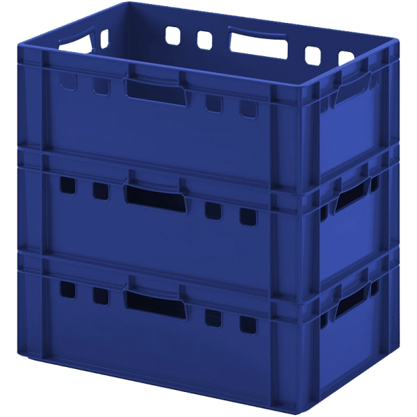 Ящик для мяса Е2 600x400x200 мм (глубокой заморозки), FK 6420 