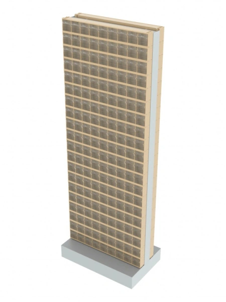 Стойка бежевая двусторонняя напольная Стелла-техник 406-20-00-00-B
