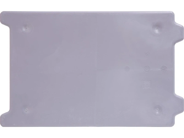 Ящик с крышкой п/э 600х400х315 сплошной, гладкое дно, морозостойкий Safe PRO, код: 33150