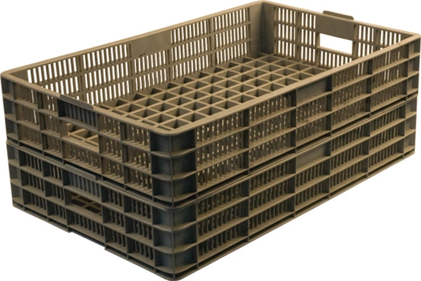 Ящик перфорированный 740×465×145, арт.: 401-А, объём 30, серый, код: 00454