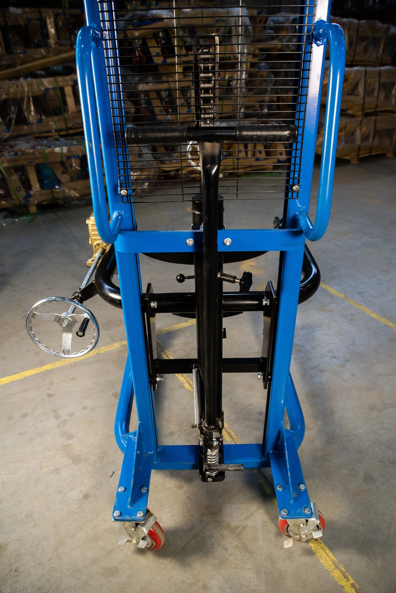 Штабелер-бочкокантователь гидравлический 0,35 т 2,0 м TOR COT