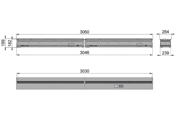Электрический очаг 3D FireLine 1500 RGB 
