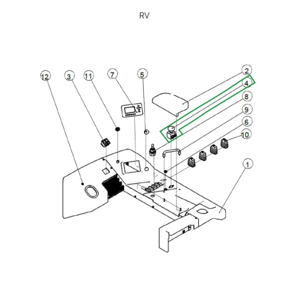 Аварийный выключатель для ричтрака RV (48V)
