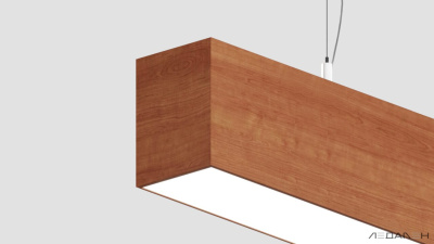 Линейный светильник WOOD LINEAR PN8060 3000K 60W 2000mm Груша, корпус 