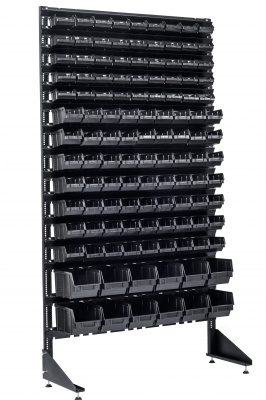 Стеллаж с пластиковыми ящиками 1801-5/7/2 С